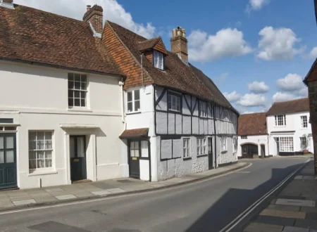 Whitewash Brick House